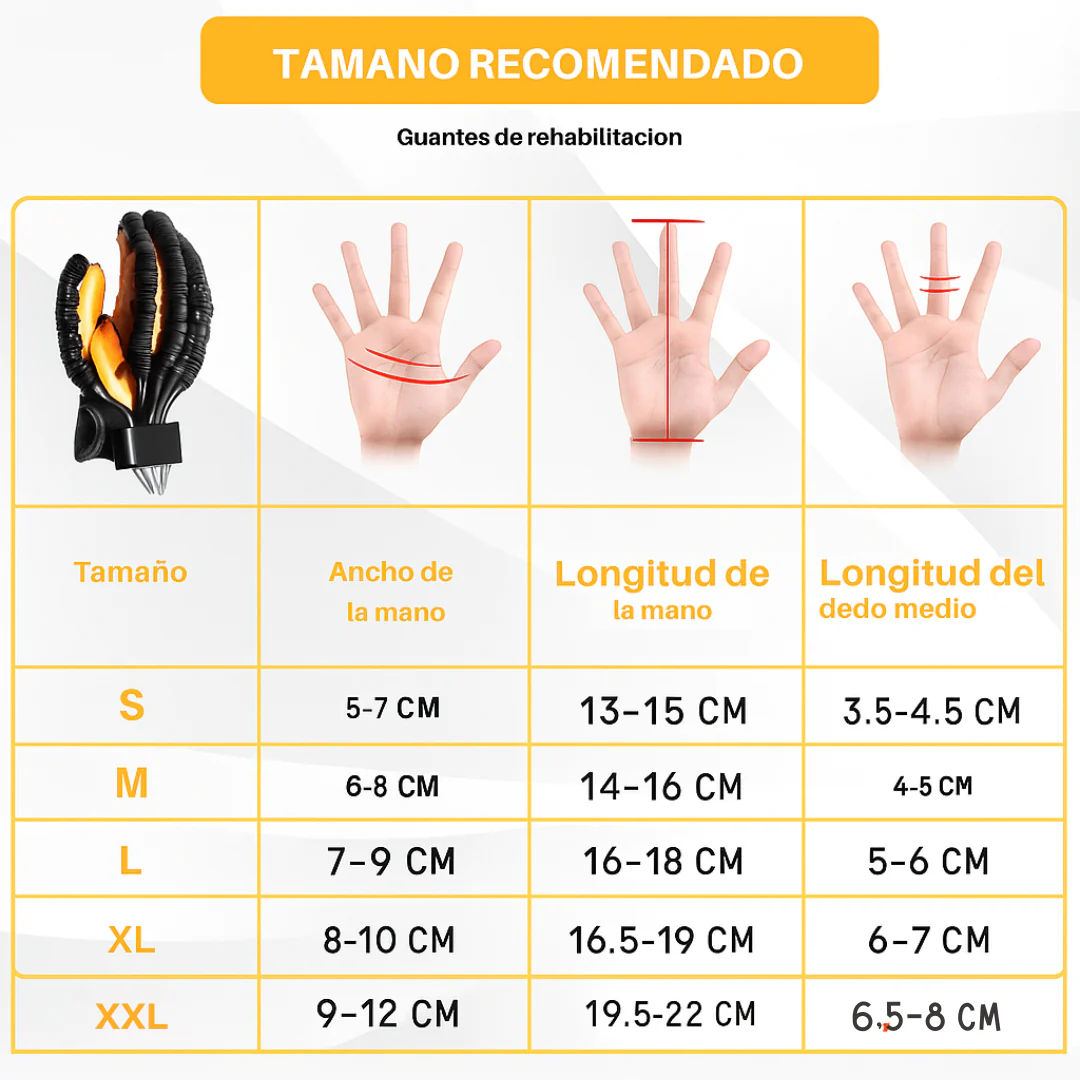 Physical Therapy Gloves Hand Stroke Rehabilitation Finger Recovery Training Glove for Adult Hemiplegia