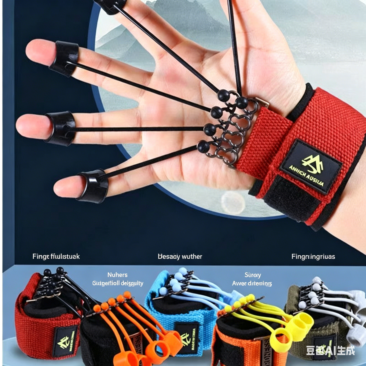 Physical Therapy Gloves Hand Stroke Rehabilitation Finger Recovery Training Glove for Adult Hemiplegia