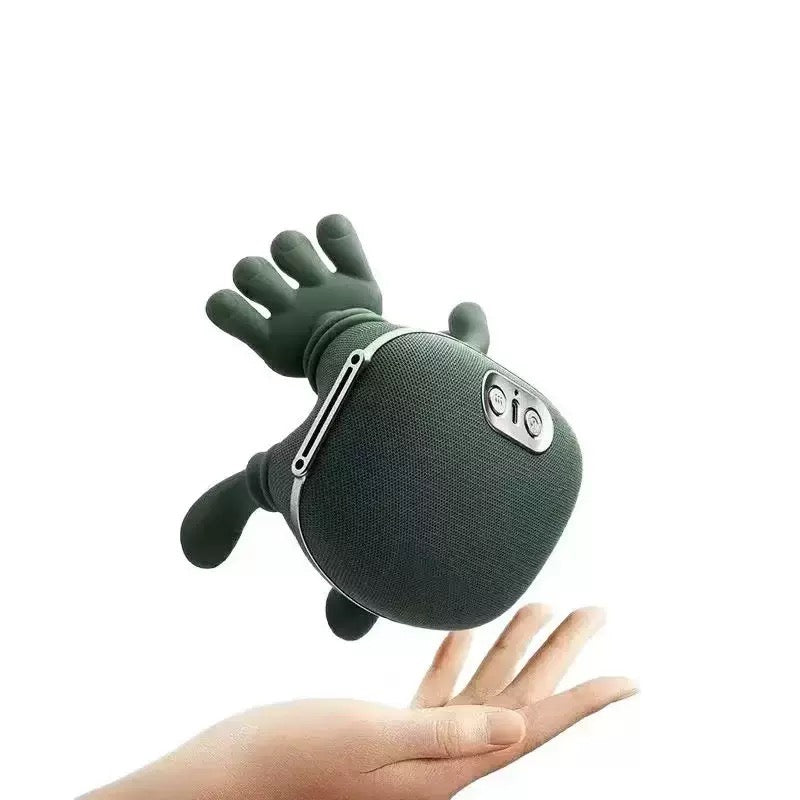 Bionic Hand Neck & Shoulder Massager - 4D Deep Tissue Kneading Shiatsu Massager with Heat, Portable Cordless Electric Massager for Neck, Shoulder & Back Pain Relief