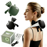 Bionic Hand Neck & Shoulder Massager - 4D Deep Tissue Kneading Shiatsu Massager with Heat, Portable Cordless Electric Massager for Neck, Shoulder & Back Pain Relief