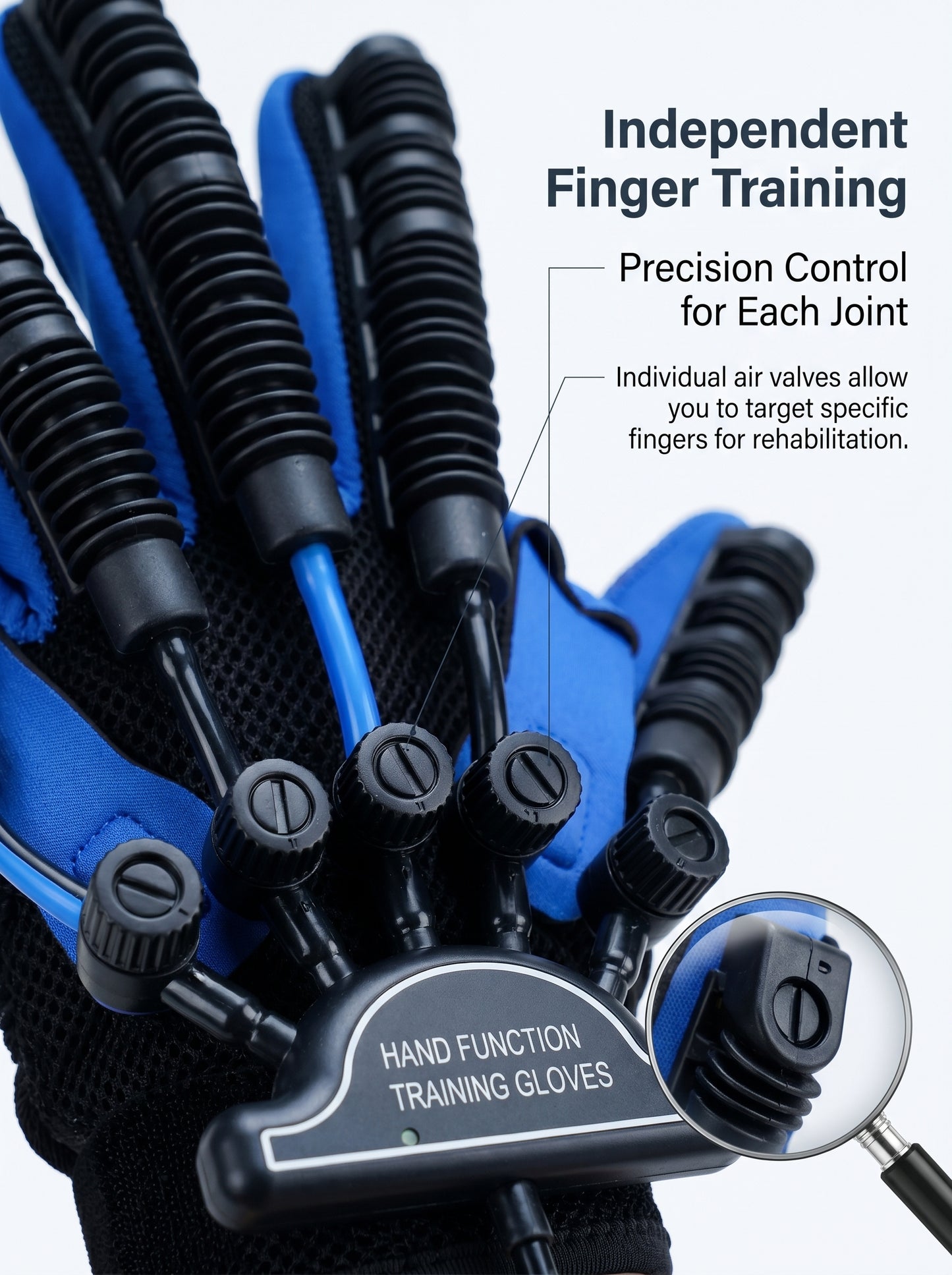 Physical Therapy Gloves Hand Stroke Rehabilitation Finger Recovery Training Glove for Adult Hemiplegia
