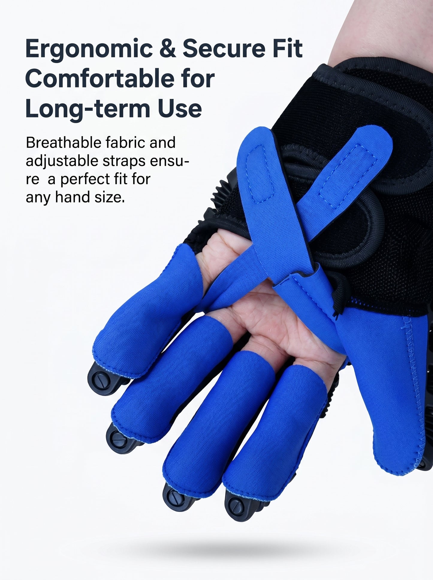 Physical Therapy Gloves Hand Stroke Rehabilitation Finger Recovery Training Glove for Adult Hemiplegia
